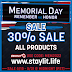 SINGLE SOURCE: MEMORIAL DAY SALE STARTS EARLY  – 30% OFF SITEWIDE